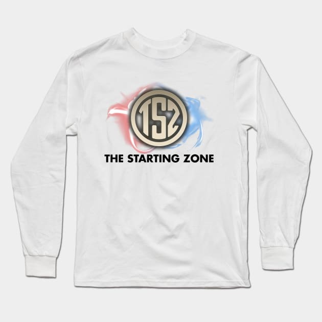 TSZ BFA Logo with Black Title Long Sleeve T-Shirt by The Starting Zone